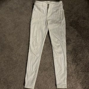 Next level stretch white jeans